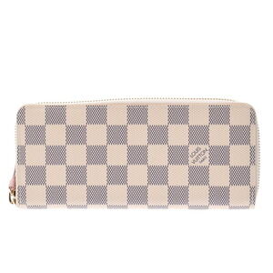 Louis Vuitton Azur White Portefeuille Wallet Clemence Rose Pink Long